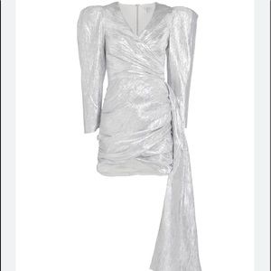 ATOIR LUNA DRESS silver